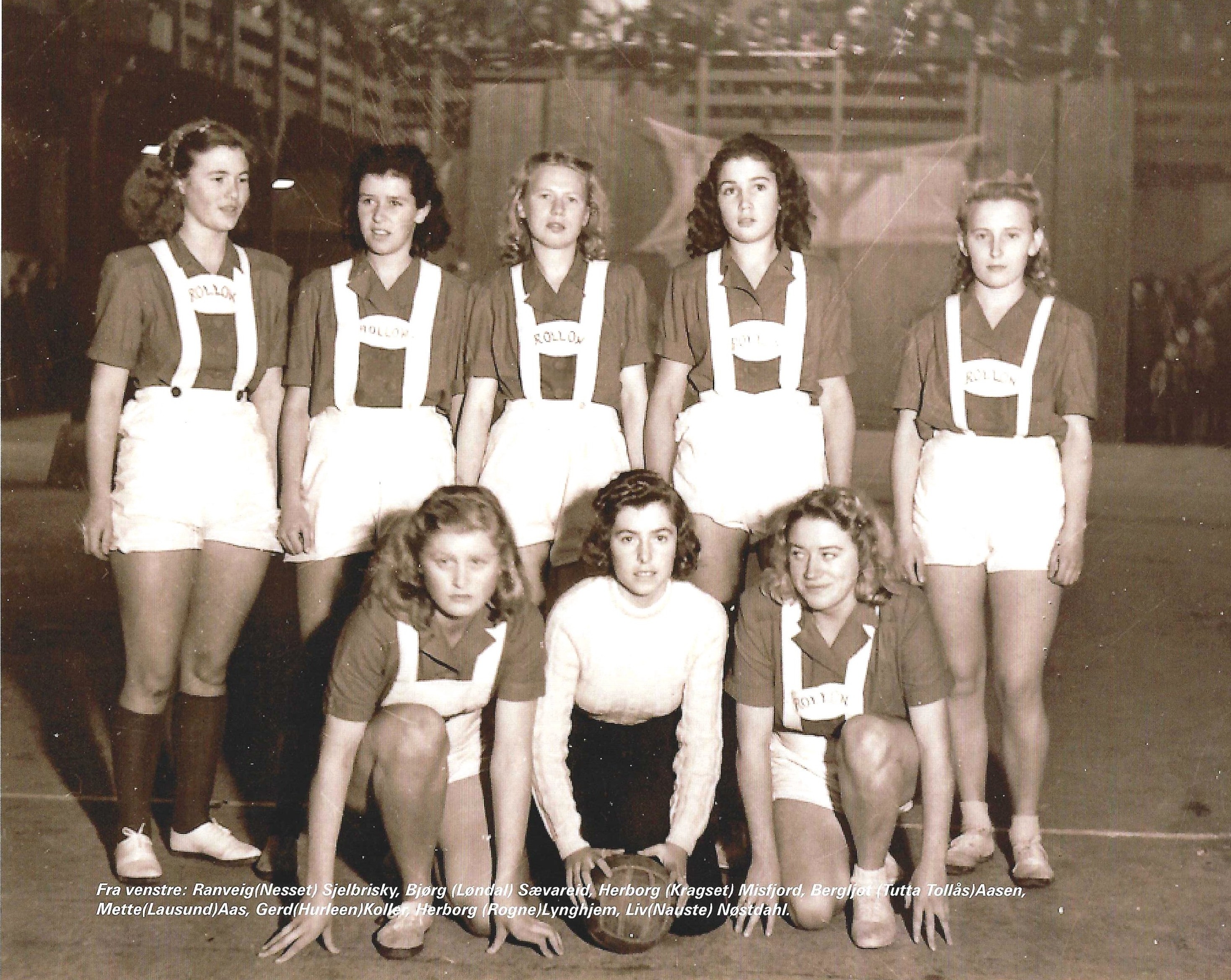 Håndball damer 1945